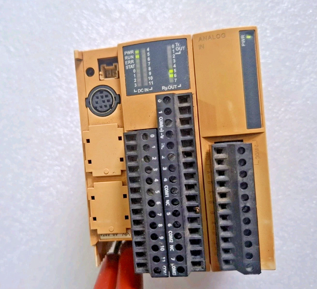 USED & TESTED WORKING SCHNEIDER TWDLMDA20DRT WITH ANALOG INPUT MODULE TM2AMI4LT